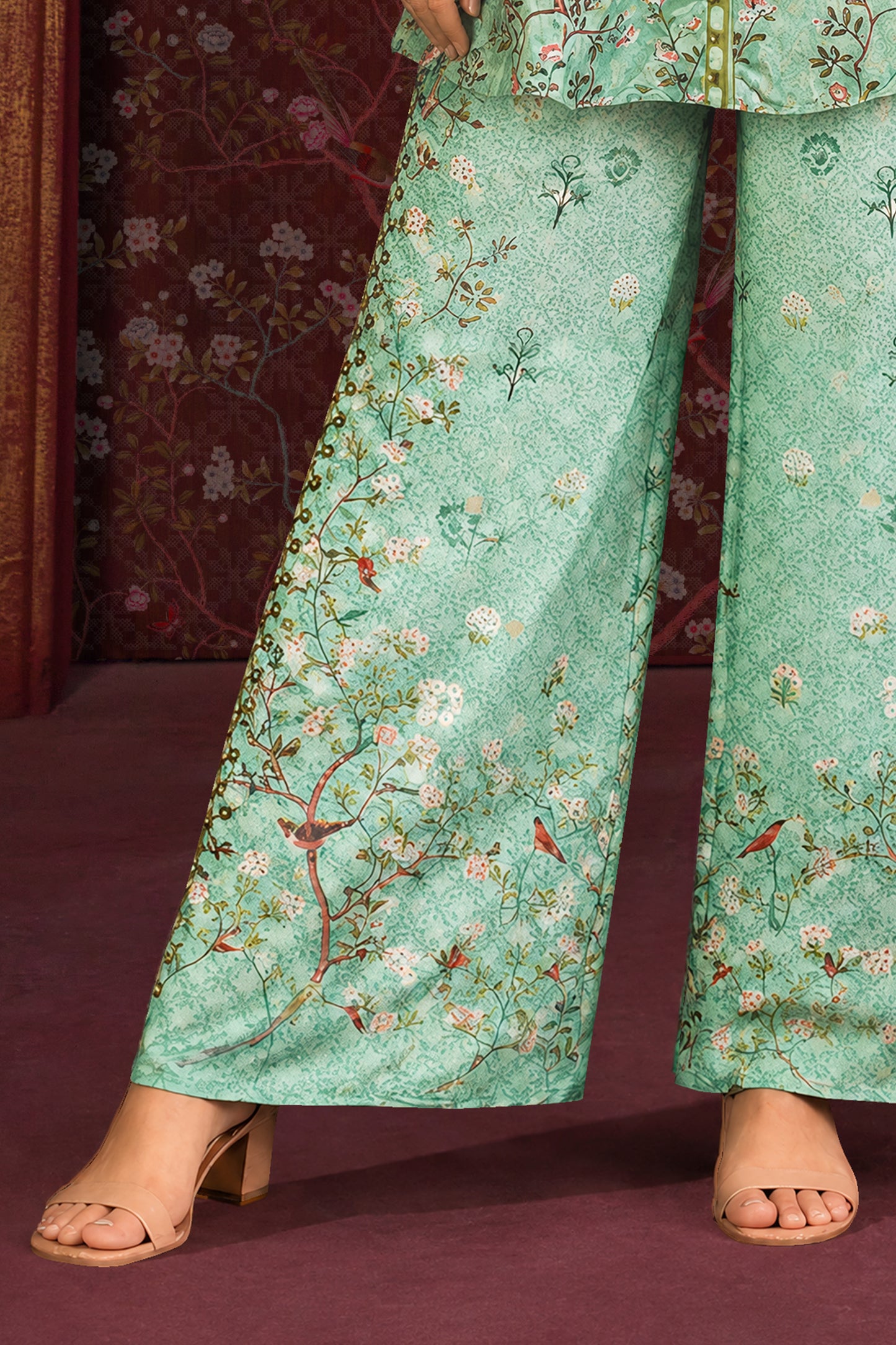 Zara Mint Blossom Co-ord Set