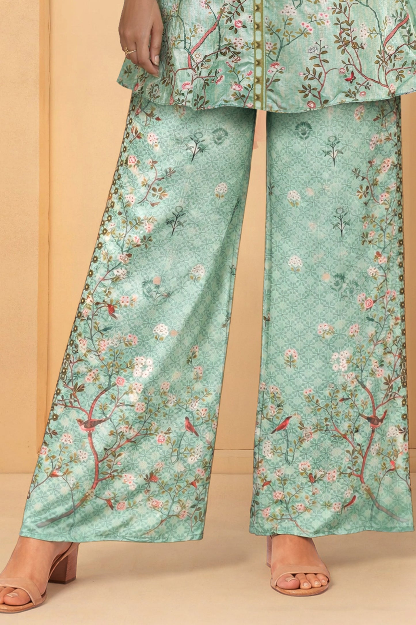 Zara Mint Blossom Co-ord Set