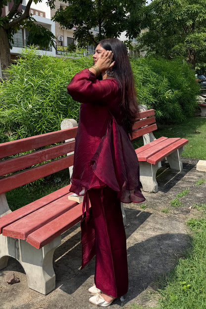 Wine Grace Co-ord Set
