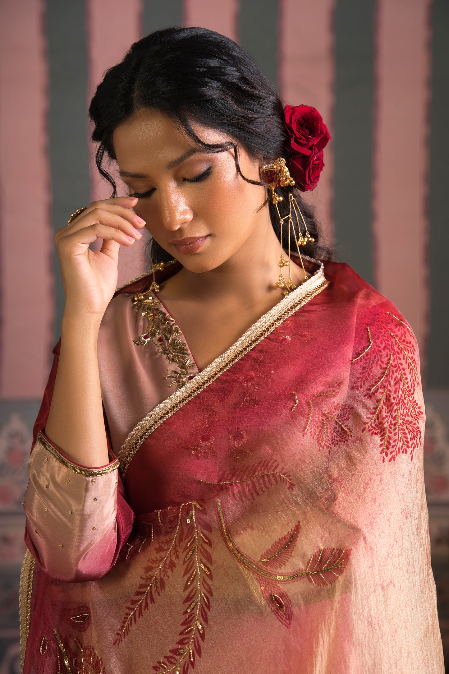 Neerja Ombre Silk Organza Suit Set