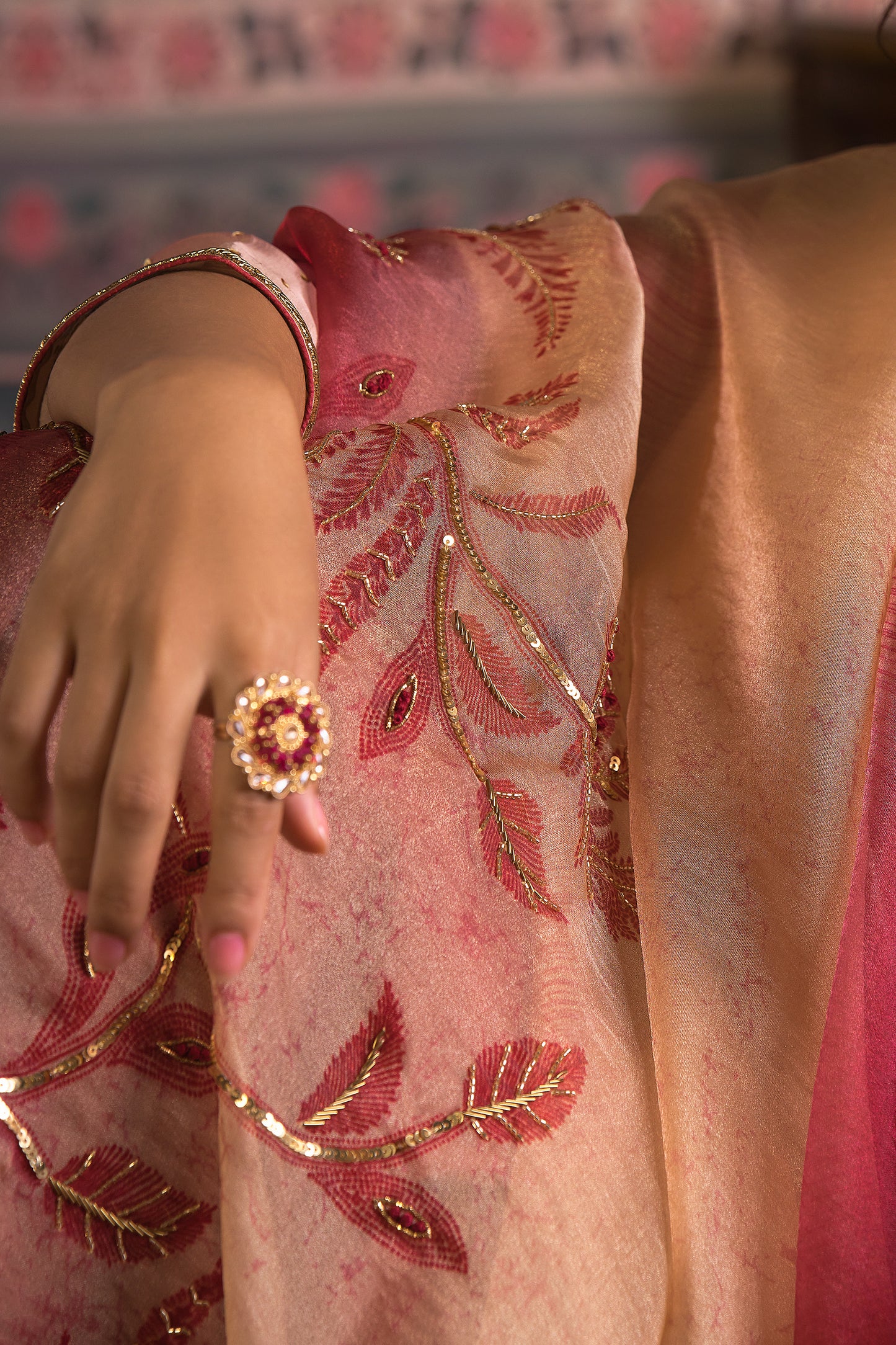 Neerja Ombre Silk Organza Suit Set