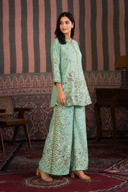 Zara Mint Blossom Co-ord Set
