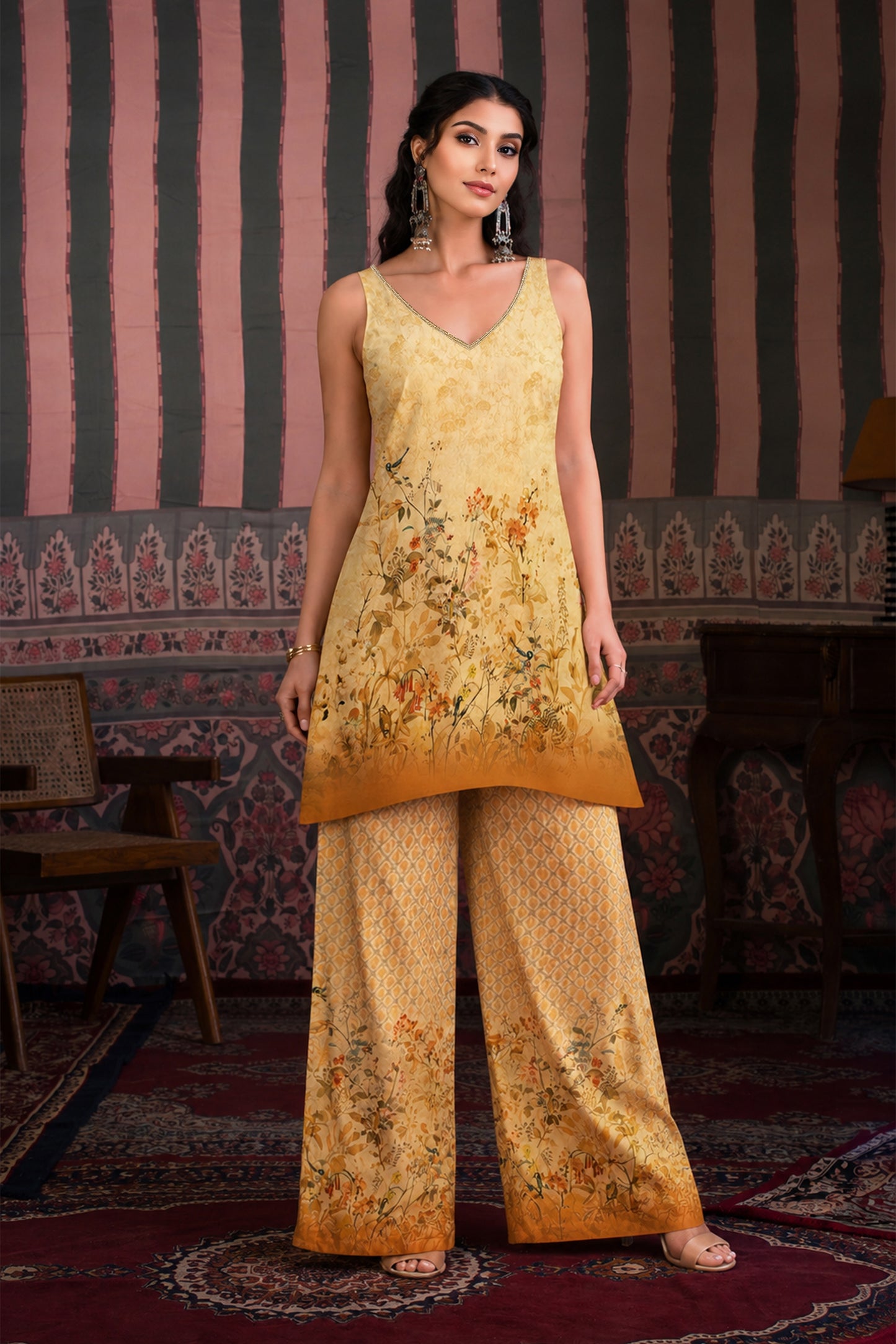 Amber Sunlit Blossom Set